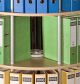 Archivační otočná skříň Compact - 4 patra buk - 2